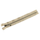 NBK日本紐釦貿易/玉付きファスナー シルバー ベージュ/3N16-572【10】 手芸用品 ソーイング資材 ファスナー 手作り 材料