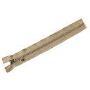 NBK日本紐釦貿易/玉付きファスナー シルバー 濃ベージュ/3N16-573【10】 手芸用品 ソーイング資材 ファスナー 手作り 材料(3)