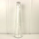 ハーバリウム瓶 (テーパー)300ml アルミキャップ付「キャップ色:シルバー」【01】 ハーバリウム 瓶・ボトル ガラス瓶