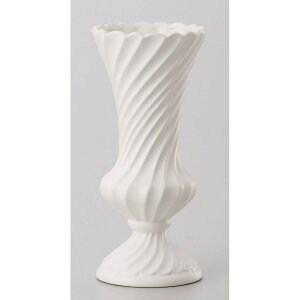 クレイ/Spiral （スパイラル）II 11Φ24H　MATT WHITE/326-774-101【01】【取寄】 花器、リース 花器・花瓶 陶器花器