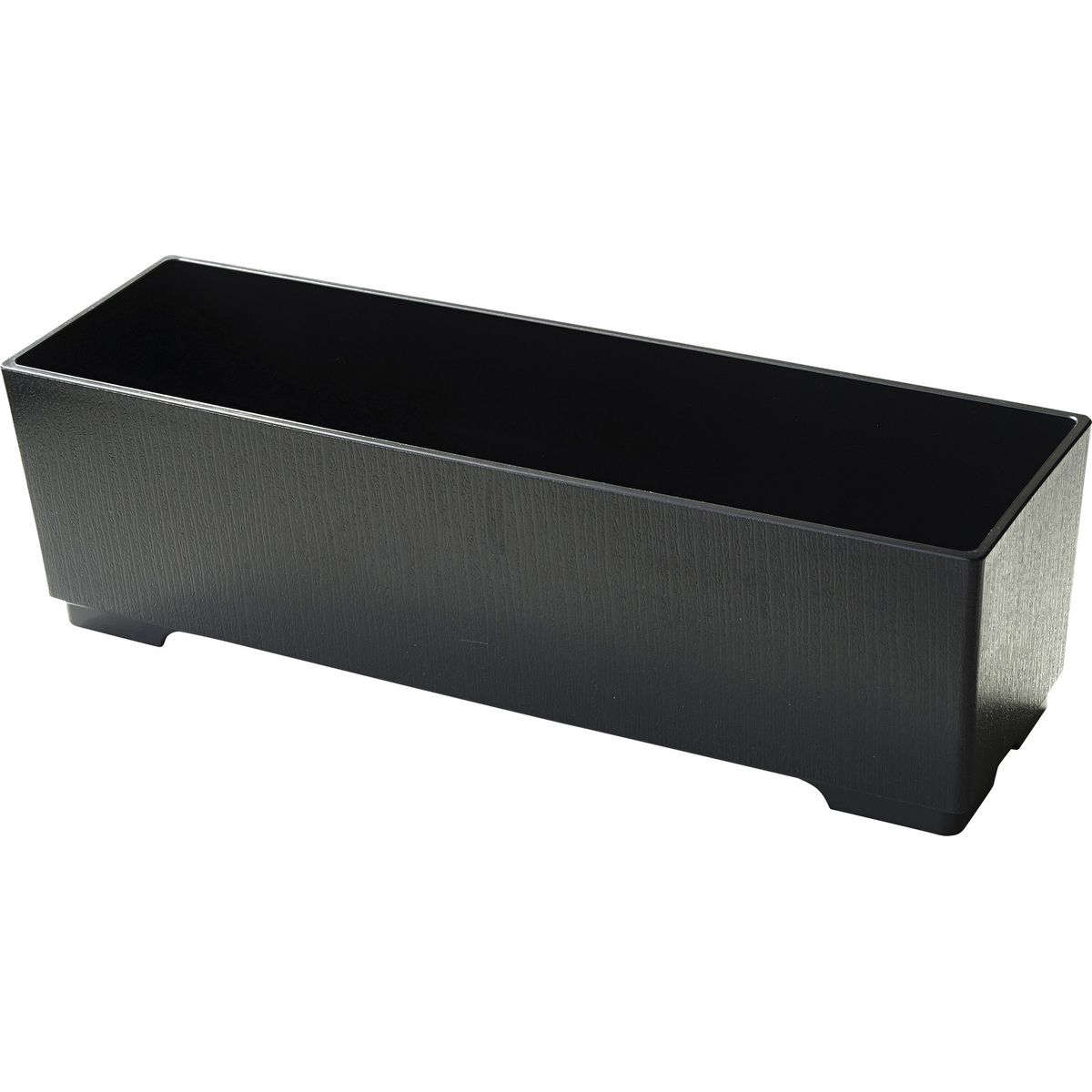 スクエア L ハーフ 黒/744-300149-0【01】 花器、リース 花器・花瓶 プラスチック・アクリル花器のサムネイル