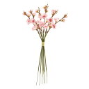 【造花】MAGIQ東京堂/和小花ピック #2 PINK ピンク/FM007313-002【01】 造花(アーティフィシャルフラワー) 造花 花材「ま行」 モモ(桃)
