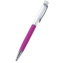 ハーバリウムボールペン(銀クリップ) モーブ(ラメ付き)【07】 ハーバリウム ボールペン ボールペン