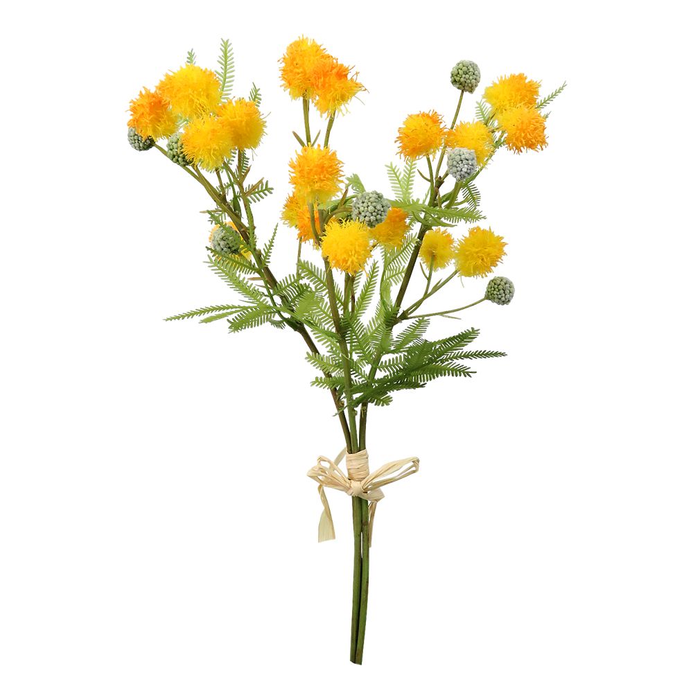 FIAN/ミモザバンドル(3本/束) イエロー/FBM0001-YEL 造花（アーティフィシャルフラワー） 造花 花材「ま行」 ミモザ
