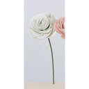 【造花】アスカ/ラナンキュラスピック #001 ホワイト/A-39664-001【01】 造花(アーティフィシャルフラワー) 造花 花材「ら行」 ラナンキュラス