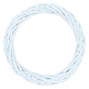 大橋新治商店/柳リースφ25 白/11-493【01】 花器、リース リース土台(ベース) つる(天然素材)リース