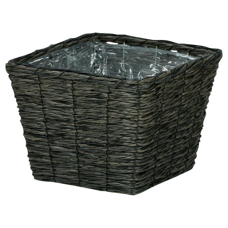 大橋新治商店/コルネバスケットスクエアD5/24-745【01】 花器、リース 花かご・フラワーバスケット フェイク素材バスケット