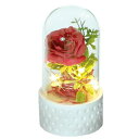 【造花】大橋新治商店/LEDフラワー ドーム赤/44-110【01】 造花(アーティフィシャルフラワー) 造花ギフト フラワーアレンジ