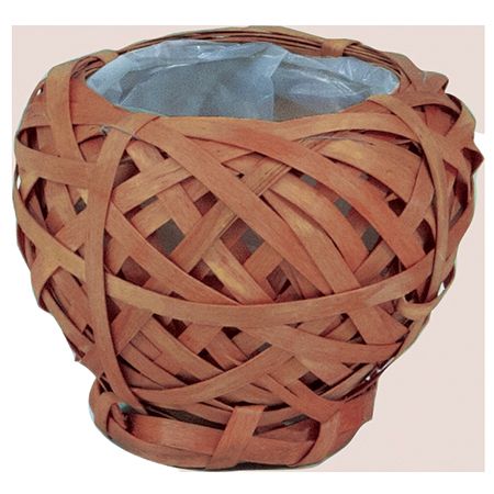 大橋新治商店/マッシュブラウンD3/63-682【01】[6個] 花器、リース 花かご・フラワーバスケット その他 花かご