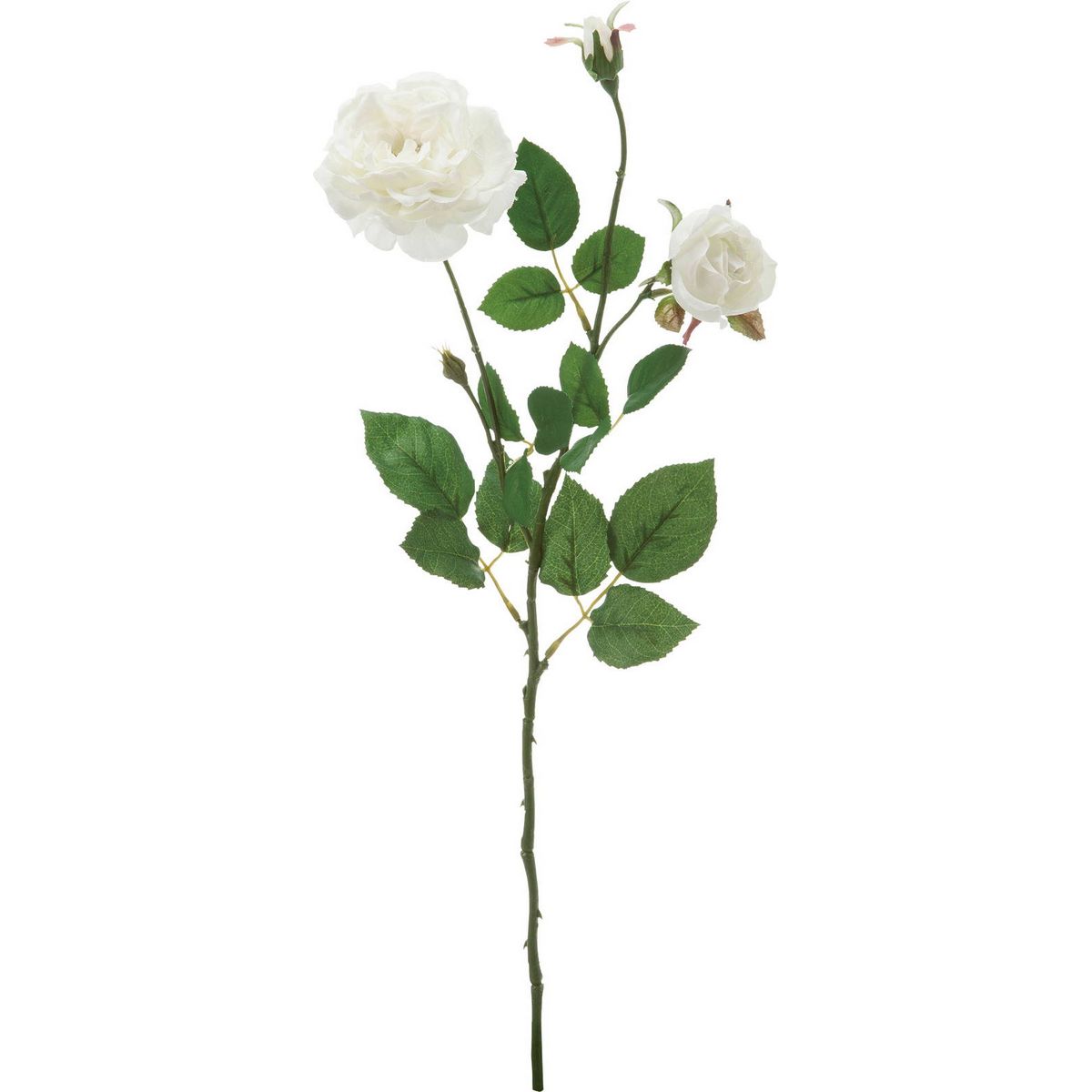 【造花】YDM/オールドローズスプレー ホワイト/FA-7060-W【01】【取寄】 造花（アーティフィシャルフラワー） 造花 花材「は行」 バラ