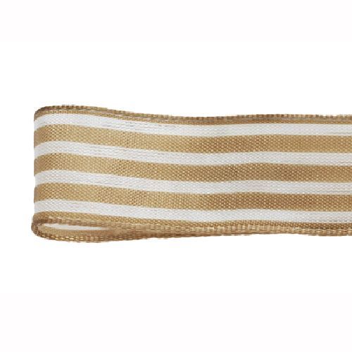 青山リボン/ボーダーボーダー 37mm×10m #019/3470-19【01】 リボン デザインリボン ワイヤー入りデザインリボン