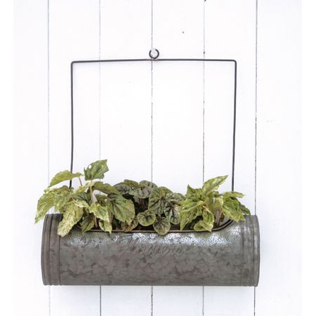 植木鉢 おしゃれ 大同クラフト/ラインボートコンテナM グレー/WTL18-B35M【01】 ガーデニング・園芸用..