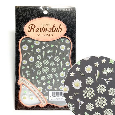 レジンクラブ/ドライフラワー ホワイト [両面]/RC-DRF-103【10】 手芸用品 レジン レジン用着色剤・シ..