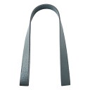 NBK日本紐釦貿易/エンボス加工ハンドル 1組 グレー/MAW51-S【10】 手芸用品 持ち手・金具 持ち手 手作り 材料