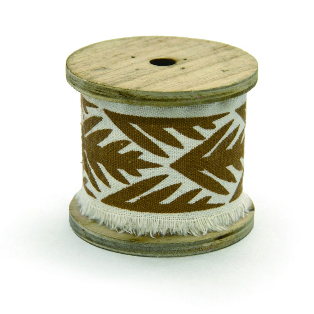 azi-azi/スプールリボン／パターン／C/TH-124【01】[3個] リボン デザインリボン ナチュラルデザインリ..