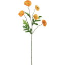 【造花】YDM/ポピースプレー オレンジ/FA-7288-OR【01】 造花(アーティフィシャルフラワー) 造花 花材「は行」 ポピー