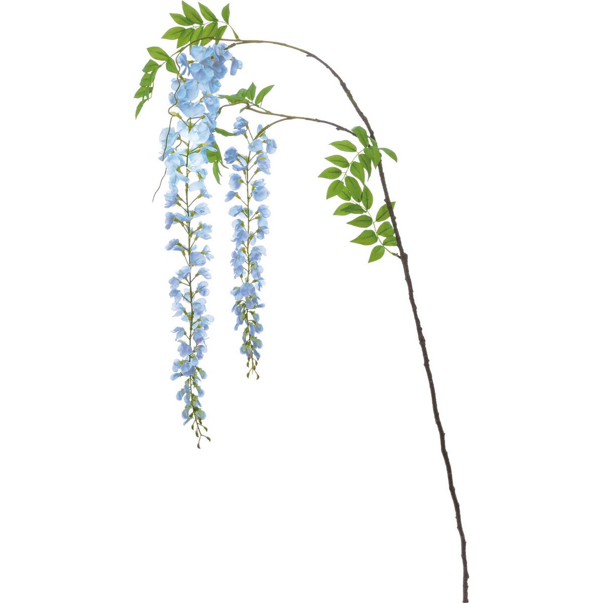 【サイズ】全長165cm・花径40〜66cm素材：ポリエステル PE 鉄 重量：約157g・造花は人の手作業で作られており、一つ一つに生のお花同様の個体差があります。シワ・ほつれ等はリペアを施してご利用ください。・お花・実・葉は茎から取れる仕様になっているものが大半です。お届け時に取れてしまっている場合は付け戻してご利用下さい。【お取り寄せ商品について】※こちらはお取り寄せ商品となります。現在メーカーデータ上在庫のあるものを掲載させて頂いておりますがメーカー実在庫の欠品等によりご注文いただいた後に欠品が発生する場合がございます。その場合にはメールにてご案内をさせて頂きます。/【VAR：61424】20200107new/color20230919造花（アーティフィシャルフラワー） 造花 花材「は行」 フジ（藤）/
