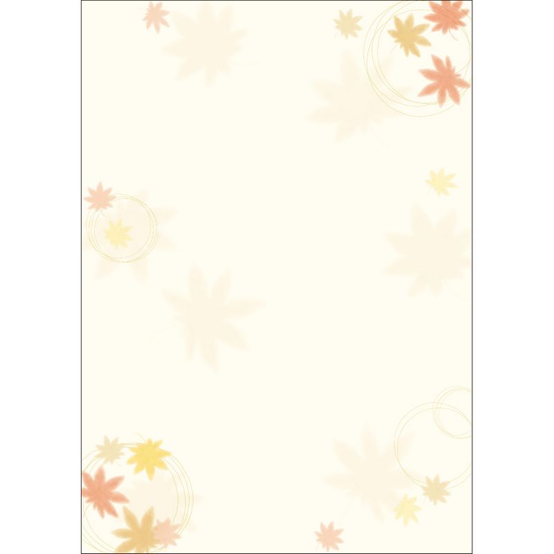 ササガワ/和柄用紙 和ごころ 紅葉 10枚/4-1003【01】[5冊] 店舗ディスプレイ・店内装飾 雑貨 文房具