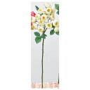 【造花】アスカ/ローズ×18 #011 クリームホワイト/A-33914-11【01】 造花(アーティフィシャルフラワー) 造花 花材「は行」 バラ
