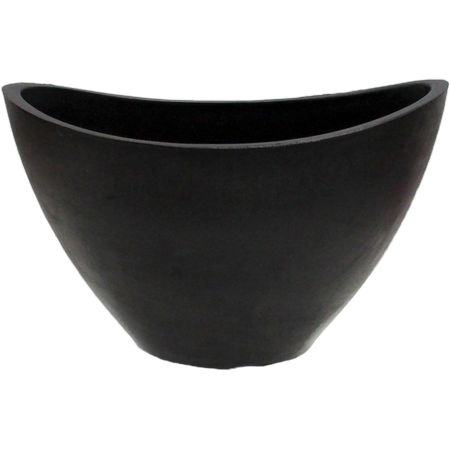 植木鉢 おしゃれ Gracias/フラワーポット ボート L （ブラック） ブラック/C-266【01】[4個] ガーデニ..