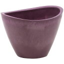 SG Wonder zone/SPWエコポット 舟形SS パープル/150-024V【07】 花器、リース 花器・花瓶 プラスチック・アクリル花器