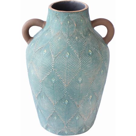 彩か/MossピーコックベースM/PTA-177mg【07】【取寄】 花器、リース 花器・花瓶 陶器花器のサムネイル