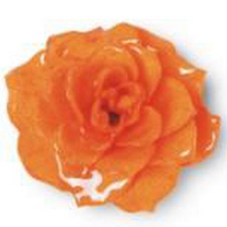 【ドライ】本物薔薇のアクセサリーパーツ ミニバラ・M 1輪 オレンジ/HR03-HO-M【07】 ドライフラワー ..