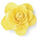 【ドライ】本物薔薇のアクセサリーパーツ ミニバラ・M 1輪 イエロー/HR03-HY-M【07】 ドライフラワー ドライフラワー花材 バラ(ローズ)(4)