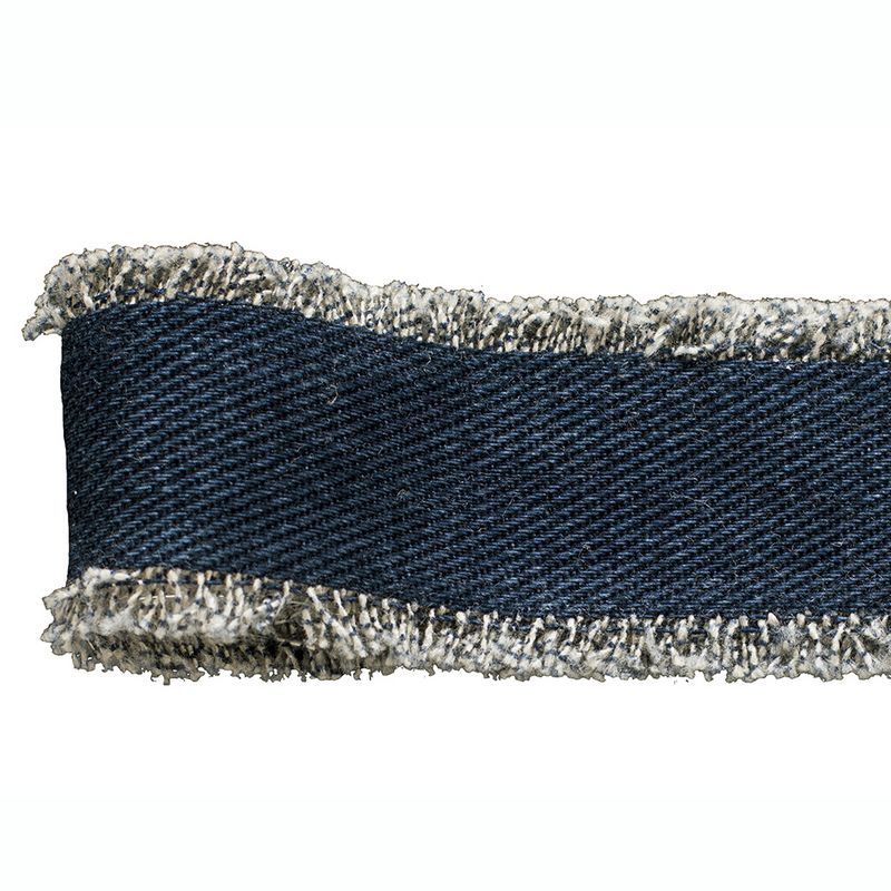 青山リボン/デニムフリンジ 24x10 ＃082/457-82【01】 リボン デザインリボン ナチュラルデザインリボン
