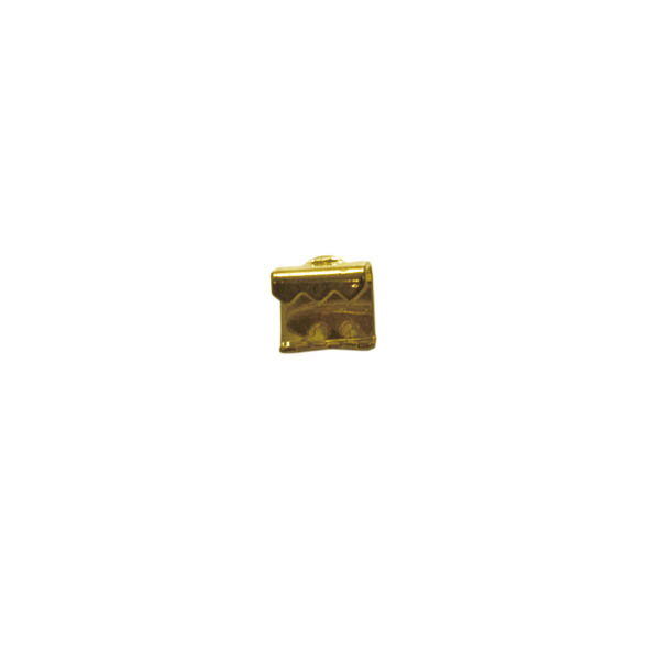 エルベール/リボン留め6mm 約10個 ゴールド/BJ-221G【07】【取寄】[3袋] 手芸用品 アクセサリー アクセサリーパーツ 手作り 材料