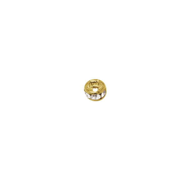 エルベール/ロンデル4mm 約4個 ゴールド/BJ-367G【07】【取寄】[3袋] 手芸用品 アクセサリー アクセサリーパーツ 手作り 材料