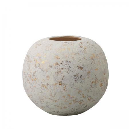 クレイ/Miniera 24φ21H MIX IVORY/190-650-312【01】【取寄】 花器、リース 花器・花瓶 陶器花器