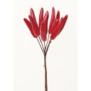 【造花】アスカ/チリペッパーピック(1袋6束入) レッド/A-20448-002【01】 造花(アーティフィシャルフラワー) 造花実物、フェイクフルーツ フルー...