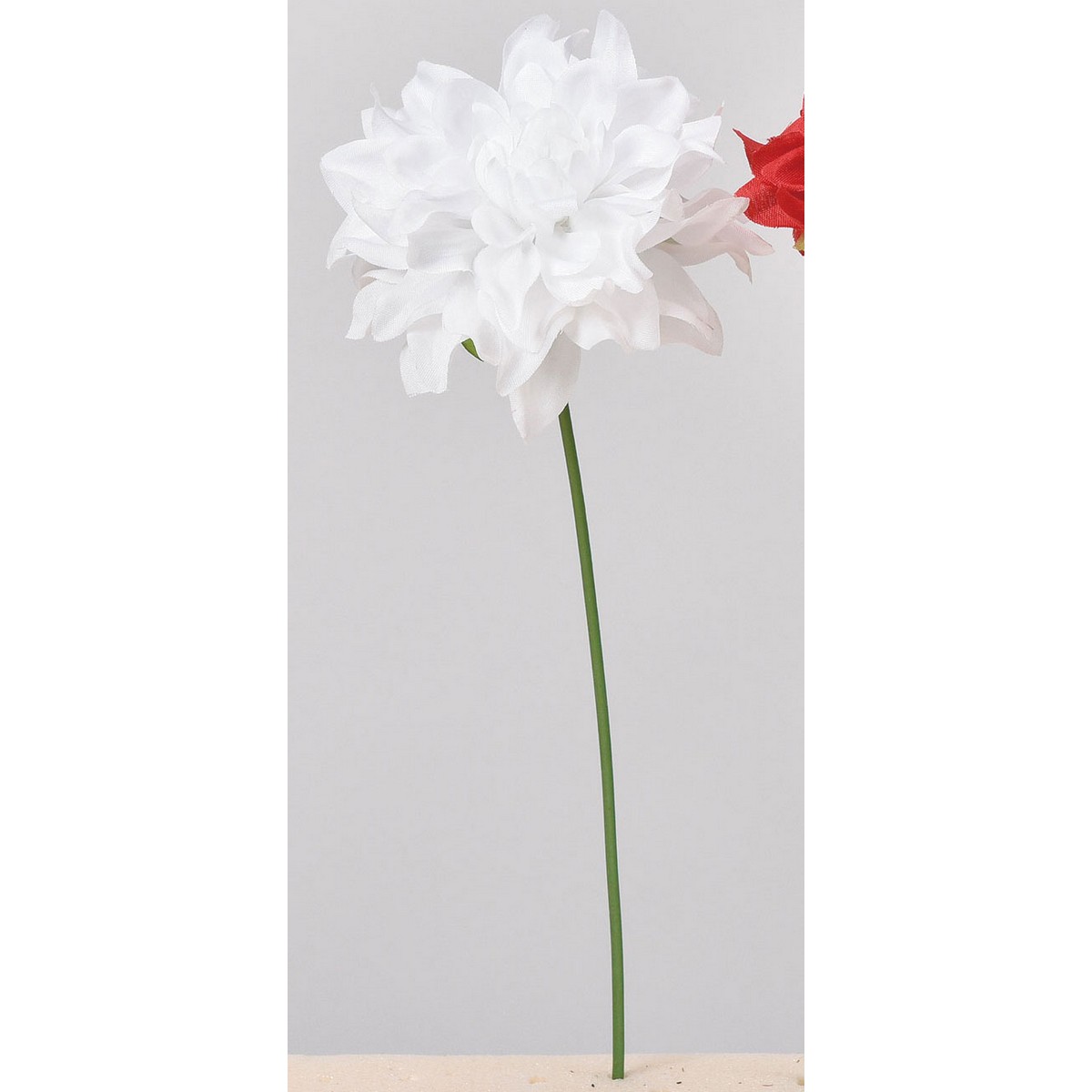 【造花】アスカ/ダリアピック ホワイト/A-73340-001【07】【取寄】 造花（アーティフィシャルフラワー） 造花 花材「た行」 ダリア