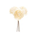 【造花】MAGIQ東京堂/ミネットローズピック #37 CREAM 3本入り/FM005387-037【01】 造花(アーティフィシャルフラワー) 造花 花材「は行」 バラ