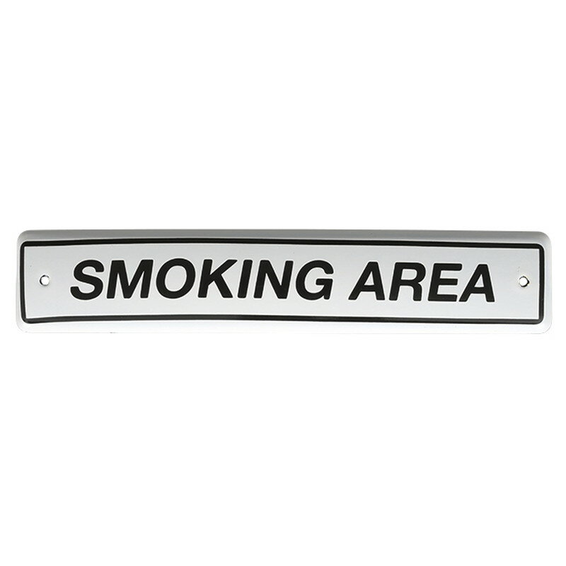 ダルトン/ENAMELED SIGN SMOKING AREA/H20-0145SA【07】【取寄】 店舗ディスプレイ・店内装飾 店舗看板・プレート その他