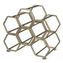 _g/HONEYCOMB WINE RACK ANTIQUE GOLD/K19-0116AGDy07zyz X܃fBXvCEX G Lb`pi