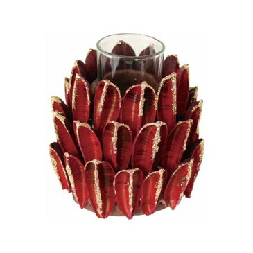 彩か/Sisal Candle Holder (Red)/CXJ-58r【01】【取寄】[3個] 店舗ディスプレイ クリスマス飾り オブジェ・小物