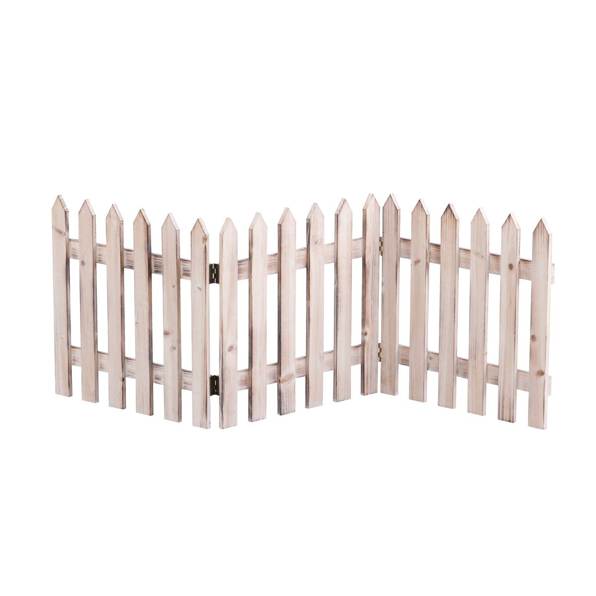 アビテ/ルオント・ウッドフェンス・3連 ホワイト/YA-302-WH【07】 ガーデニング・園芸用品 ガーデンファニチャー・家具 ラティス・フェンス