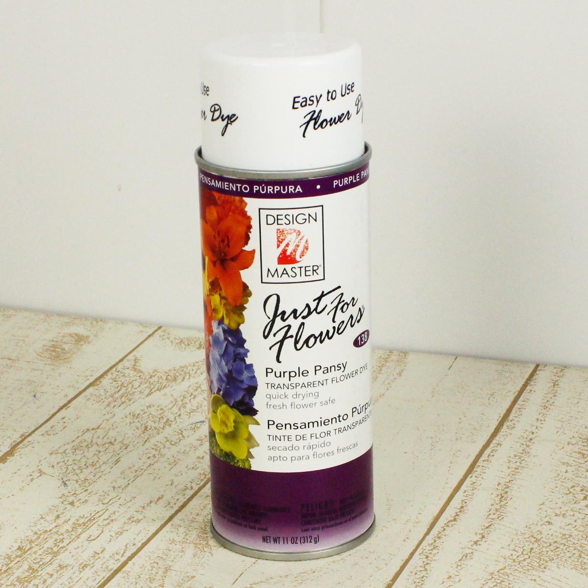 オアシス/Just for flowers(カラースプレー)　パンジーパープル 400ml/138 花資材・フローリスト道具 デコレーションパーツ・素材 グリッター、カラースプレー