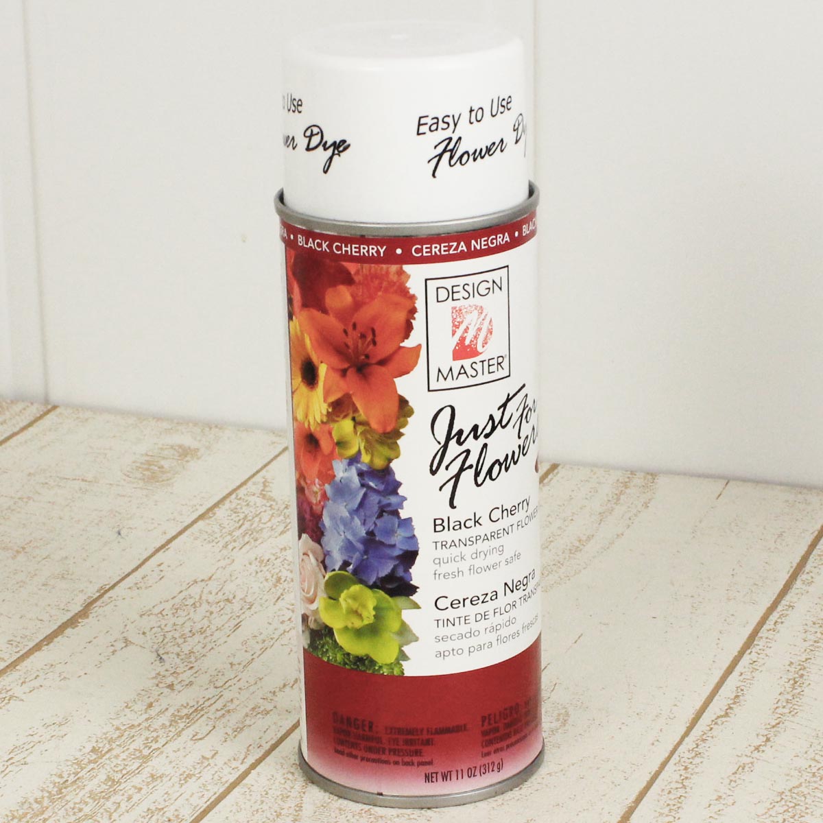 オアシス/Just for flowers(カラースプレー)　ブラックチェリー400ml/128【01】【取寄】 花資材・フローリスト道具 デコレーションパーツ・素材 グリッター、カラースプレー