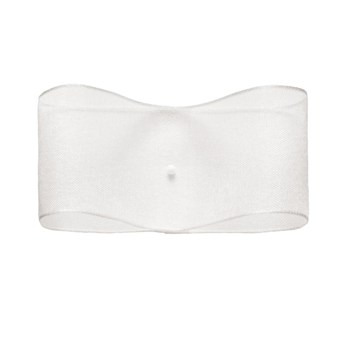 東京リボン/SUプレーンオーガンジー 1 ホワイト/36-50007-1【01】 リボン オーガンジーリボン ワイヤー入りオーガンジーリボン