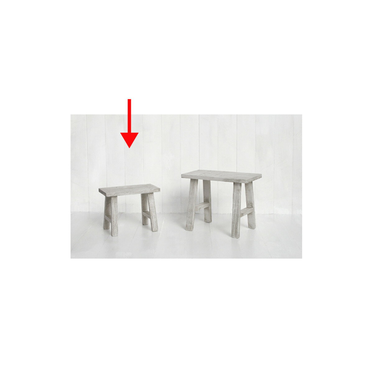 大同クラフト/ウッドミニ花台 長角M グレー/WKK21-M20【01】[2個] ガーデニング・園芸用品 ガーデンフ..