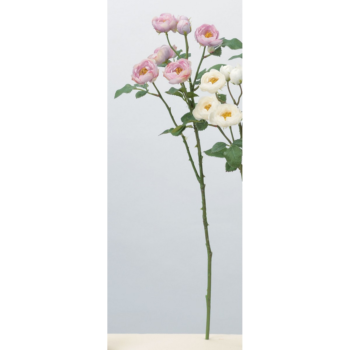 【造花】アスカ/ローズ×5 つぼみ×2 ラベンダー/A-34142-6【01】 造花（アーティフィシャルフラワー） 造花 花材「は行」 バラ