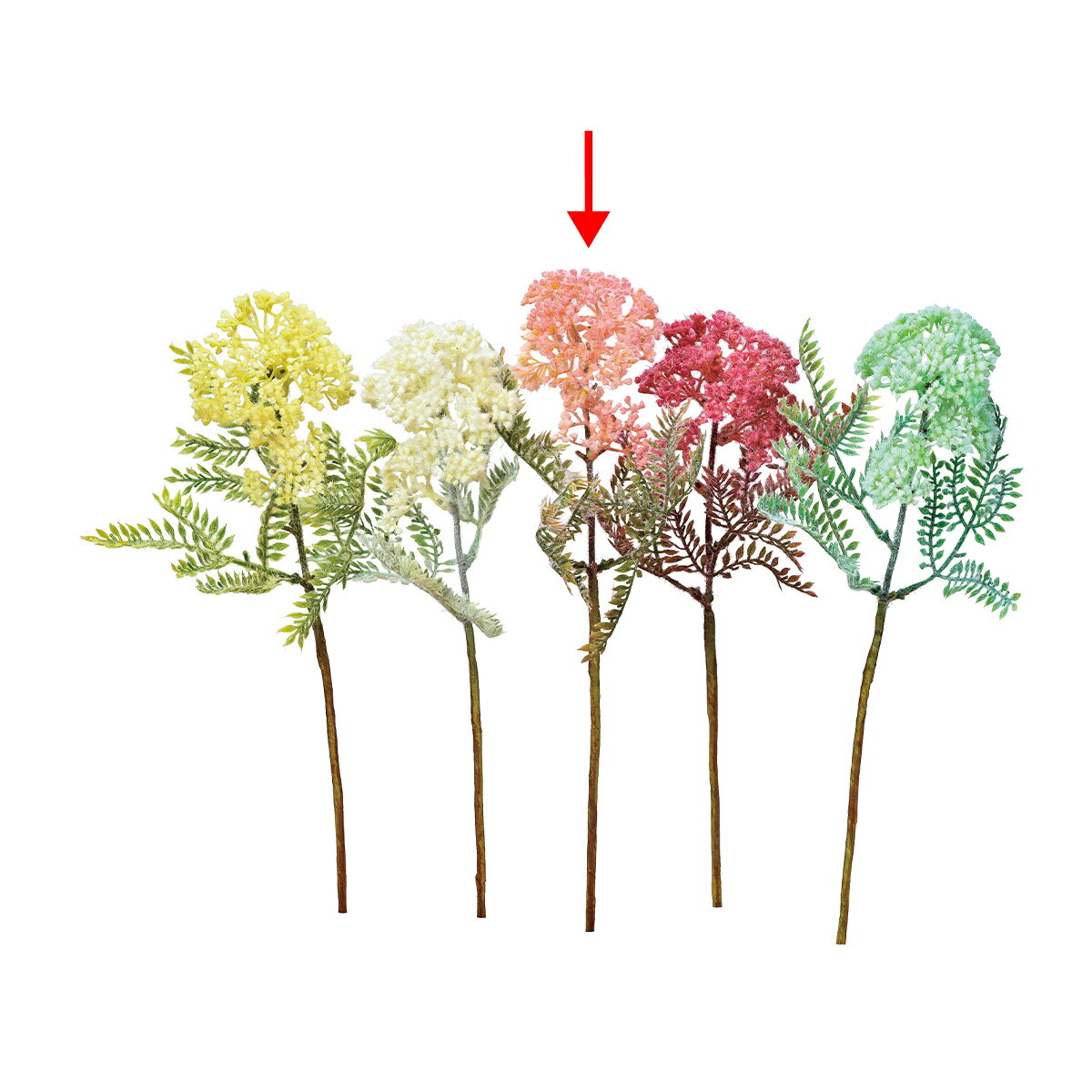 【造花】アスカ/ノコギリソウ ライトピンク/A-34135-13【01】 造花（アーティフィシャルフラワー） 造..