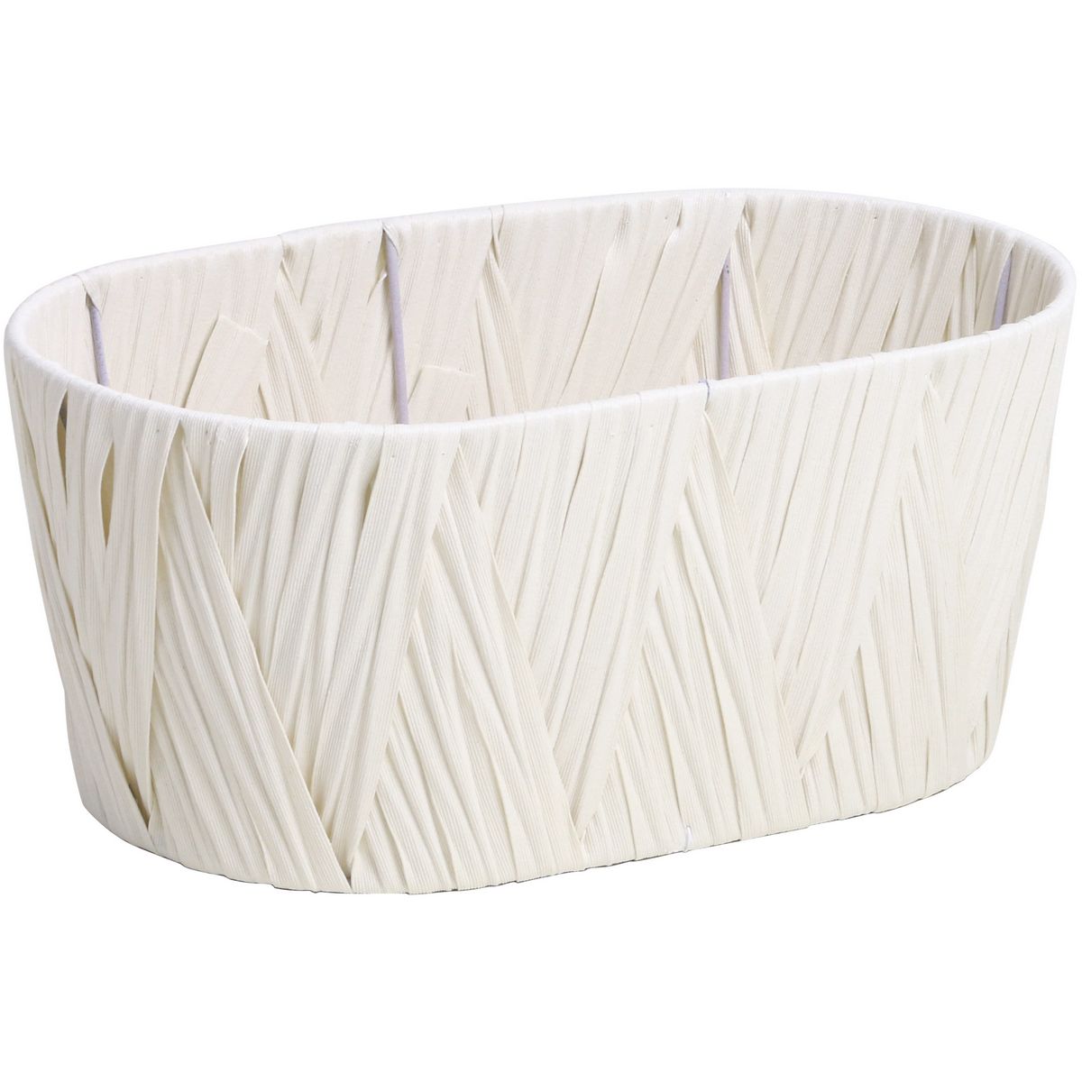 SG Wonder zone/PEクロス編み　連鉢4号用ホワイト/560-40WW【07】 花器、リース 花かご・フラワーバス..