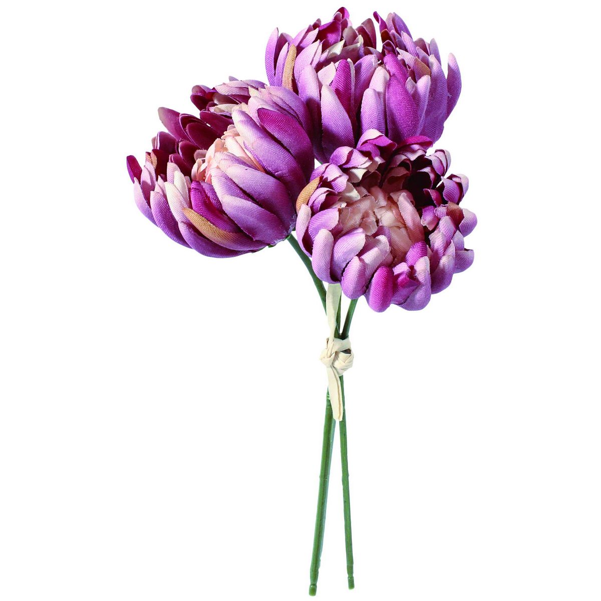 【造花】YDM/ツボミギクバンチ×3 モーブ/FB-2600-MAV【01】【取寄】 造花（アーティフィシャルフラワー） 造花 花材「か行」 キク（菊）・ピンポンマム