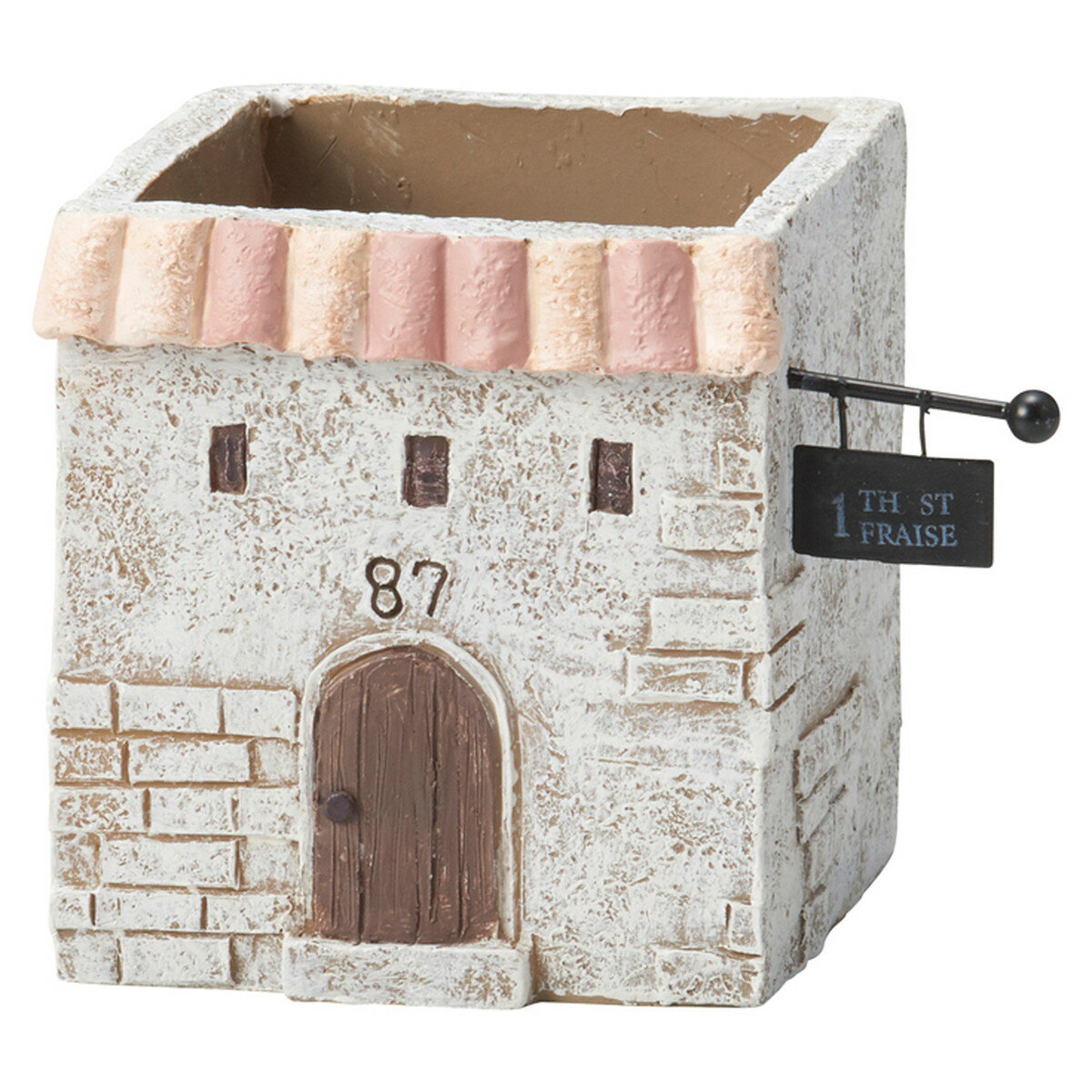 植木鉢 おしゃれ 友膳/アタァリィェイスクエア/5E3848【01】 ガーデニング・園芸用品 フラワーポット レジン鉢