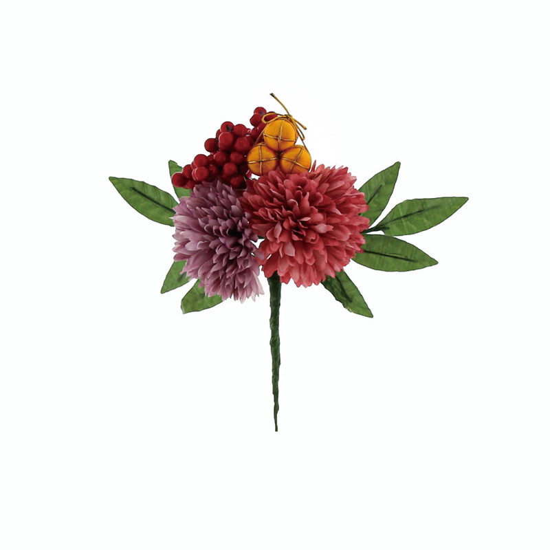 【造花】Benny’s/迎春ピック/NBA-094PP【07】【取寄】[12個] 造花（アーティフィシャルフラワー） 造花 花材「か行」 キク（菊）・ピンポンマム