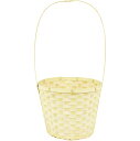 大橋新治商店/マカロン イエロー D6H/65-016【01】 花器、リース 花かご・フラワーバスケット その他 花かご